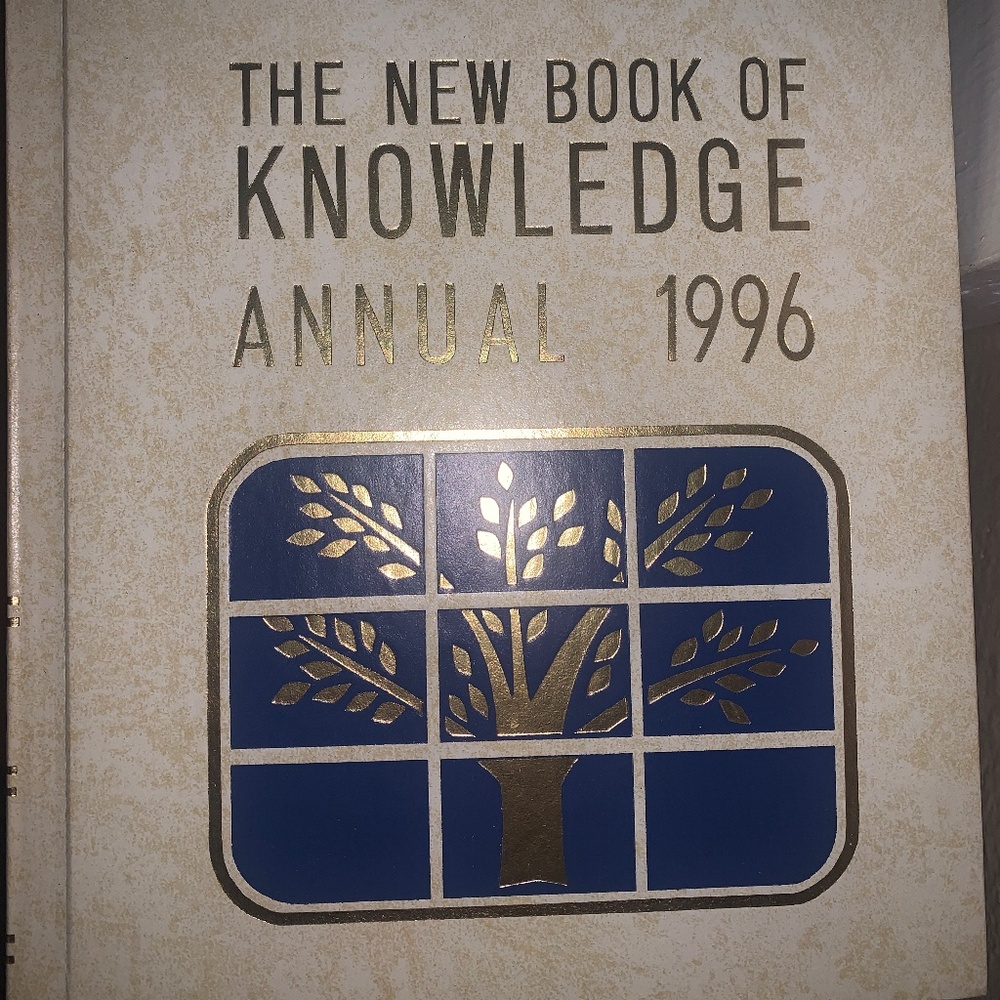 THE NEW BOOK OF KNOWLEDGE ANNUAL 1996